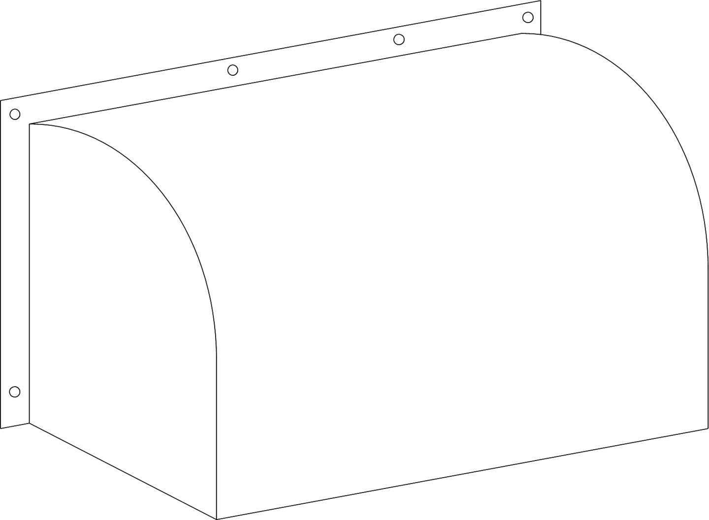 換気扇に取り付けるフードや制御盤の下の架台等を隠すためのカバー